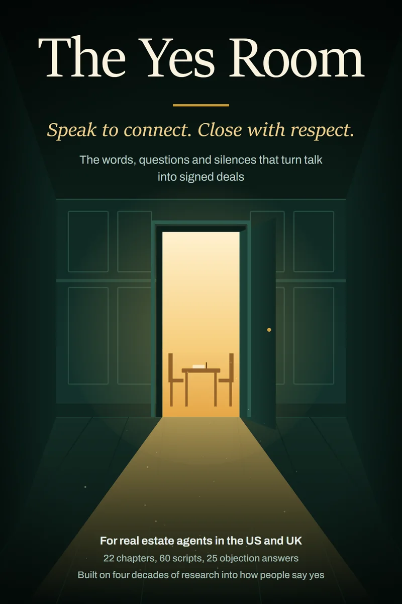 The Yes Room book cover: an open door with warm light falling across the floor